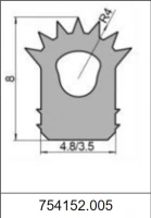 Профиль силиконовый 754152.005